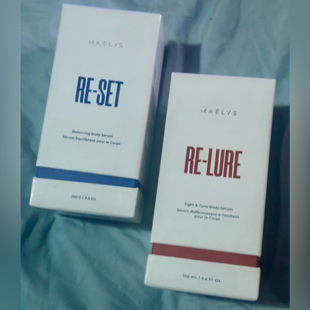 Maleys Skincare ✨ 2-Piece Set — Re-Set + Re-Lure (NIB)  A viral self care duo!